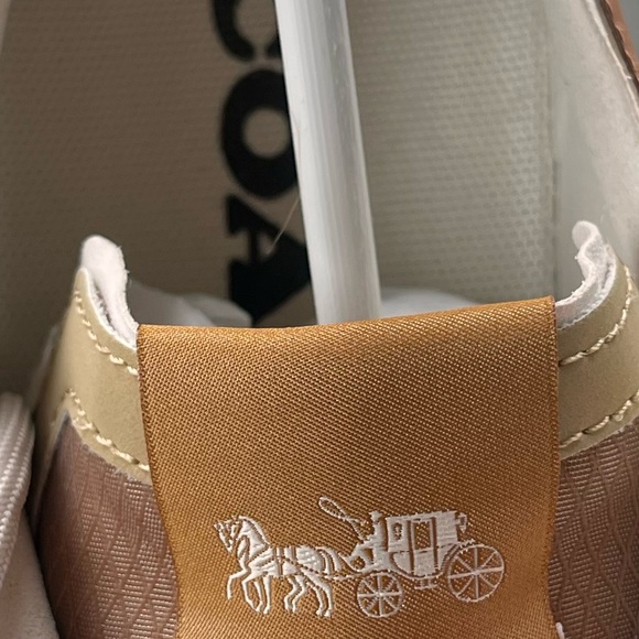 COACH Men’s Citysole Runner Khaki Light Saddle Sneaker New in Box NIB - Picture 9 of 12